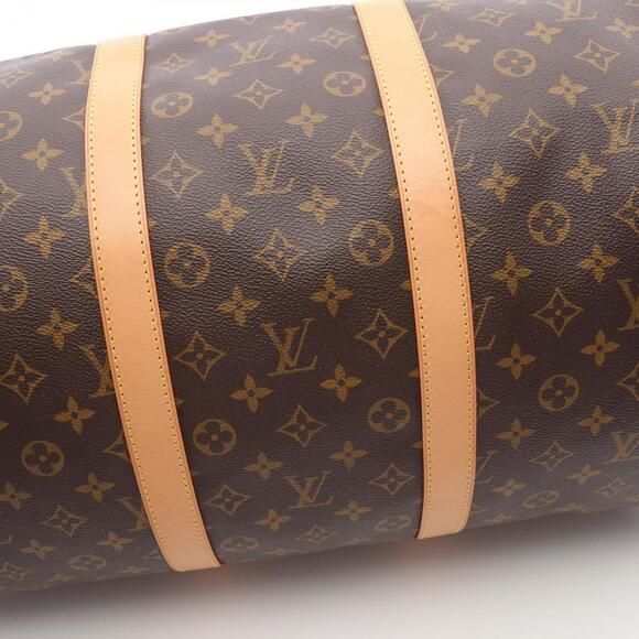 LOUIS VUITTON Brown Monogram Leather Boston Bag - Picture 7 of 9